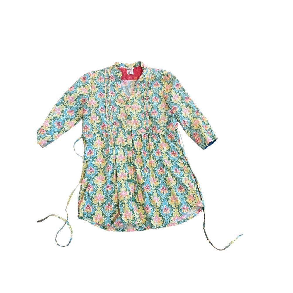 ‎Matilda Jane Green Acres Tie Back tunic